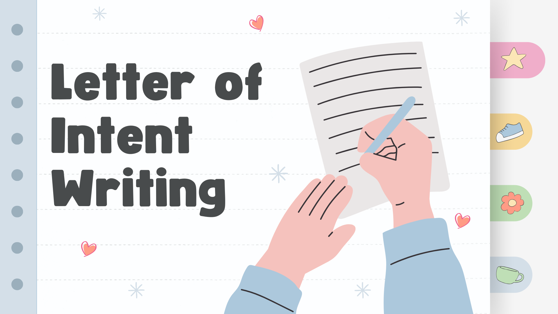 Letter of Intent Writing Visual